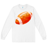 White american football  pigskin  gridiron football Long Sleeve Tee - FaDigitalArtStudio