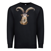 Black spanish goat face Premium Sweatshirt - LillyAllenDesigns