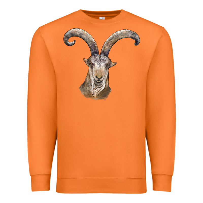 Spanish Goat Face Premium Sweatshirt by LillyAllenDesigns | Teevron