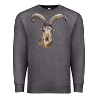Charcoal Heather spanish goat face Premium Sweatshirt - LillyAllenDesigns