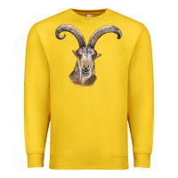 Lemon spanish goat face Premium Sweatshirt - LillyAllenDesigns