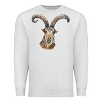 Oatmeal Heather spanish goat face Premium Sweatshirt - LillyAllenDesigns