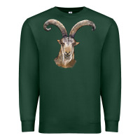 Sports Green spanish goat face Premium Sweatshirt - LillyAllenDesigns