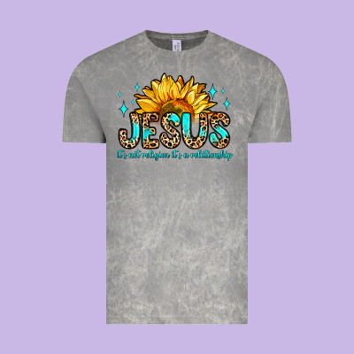 Jesus It S Not Religion It S A Relationship Vintage Tee Designed By Zillion Design Studio