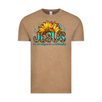 Vintage Coffee jesus it s not religion it s a relationship Vintage Tee - Zillion Design Studio