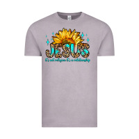 Vintage Zinc jesus it s not religion it s a relationship Vintage Tee - Zillion Design Studio