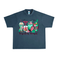 Midnight Navy respiratory therapist coffee cups Urban Heavy Tee - Zillion Design Studio