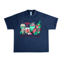 Navy respiratory therapist coffee cups Urban Heavy Tee - Zillion Design Studio