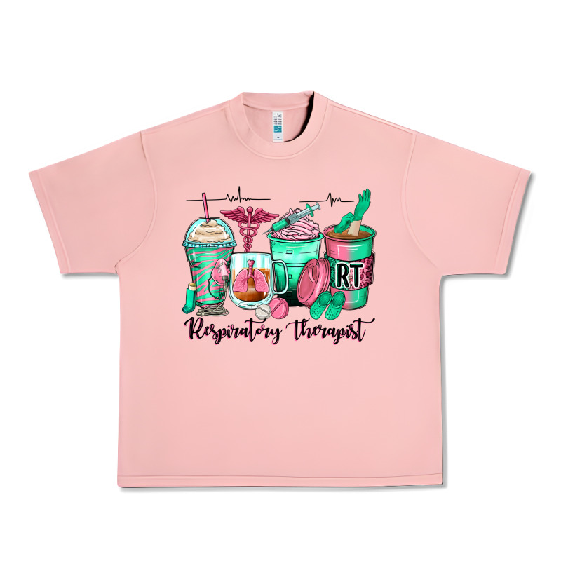 Respiratory Therapist Coffee Cups Urban Heavy Tee by Zillion Design Studio | Teevron