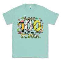 Seafoam happy 100 day of school Classic Tee - RacoonDesign