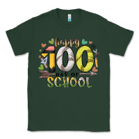 Sports Green happy 100 day of school Classic Tee - RacoonDesign