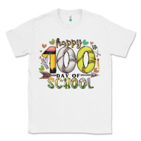 White happy 100 day of school Classic Tee - RacoonDesign