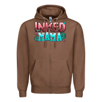 Chestnut inked mama Zipper Hoodie - AdoDesignShop