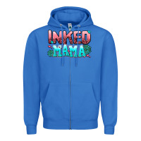 True Royal inked mama Zipper Hoodie - AdoDesignShop
