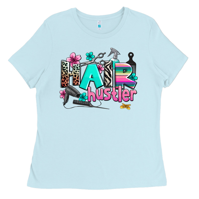 Hair Hustler Ladies Tee by AdoDesignShop | Teevron