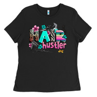 Black hair hustler Ladies Tee - AdoDesignShop