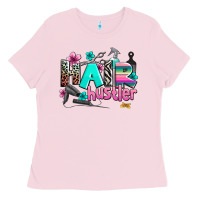 Bubblegum Pink hair hustler Ladies Tee - AdoDesignShop