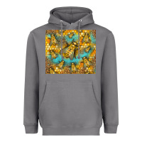 Storm Bumble Bees Heavyweight Hoodie - LillyAllenDesigns