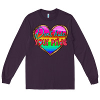 Plum dont hide your pride Long Sleeve Tee - HRA Design Shop