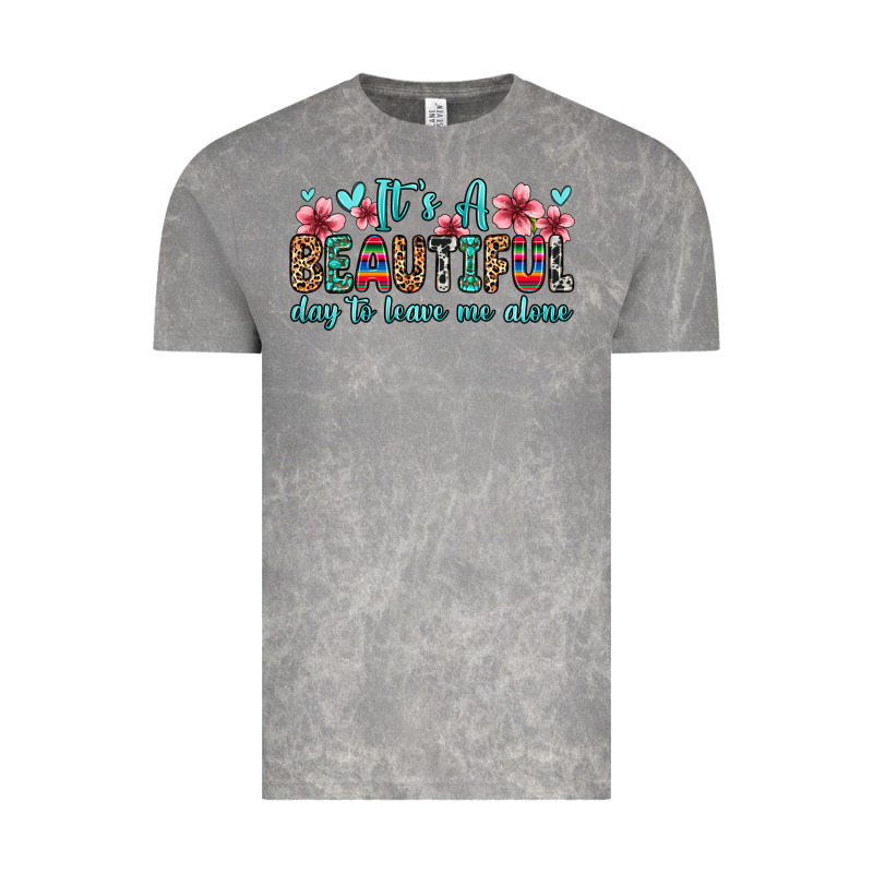 It S A Beautiful Day To Leave Me Alone Vintage Tee by Zillion Design Studio | Teevron