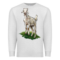 Oatmeal Heather Kiko Goat Premium Sweatshirt - LillyAllenDesigns