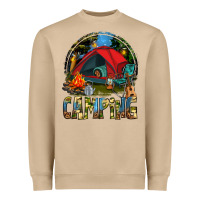 Mushroom camping Heavyweight Sweatshirt - texasbilliewilder