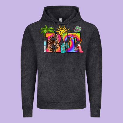 Vintage Hoodie respiratory therapist summer