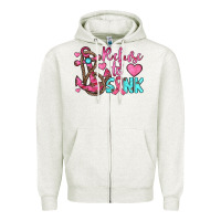 Oatmeal Heather refuse to sink Zipper Hoodie - JahusDesignShop