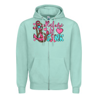 Seafoam refuse to sink Zipper Hoodie - JahusDesignShop