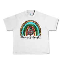 Lunar Rock merry and bright rainbow christmas Urban Heavy Tee - RanaPortraitStore