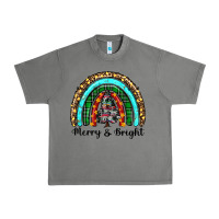 Tornado merry and bright rainbow christmas Urban Heavy Tee - RanaPortraitStore