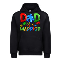 Black dad of a warrior Urban Hoodie - Artiststas