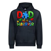Navy dad of a warrior Urban Hoodie - Artiststas