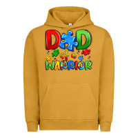 Pigment Peanut Butter dad of a warrior Urban Hoodie - Artiststas