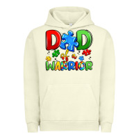 Pigment Pistachio dad of a warrior Urban Hoodie - Artiststas