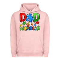 Pigment Salmon dad of a warrior Urban Hoodie - Artiststas