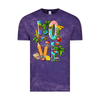 Cloud Purple summer love teacher Vintage Tee - texasbilliewilder