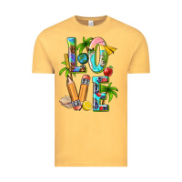 Vintage Mustard summer love teacher Vintage Tee - texasbilliewilder