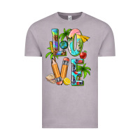 Vintage Zinc summer love teacher Vintage Tee - texasbilliewilder