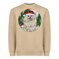 Mushroom Pomeranian And Farm Heavyweight Sweatshirt - RanaPortraitStore
