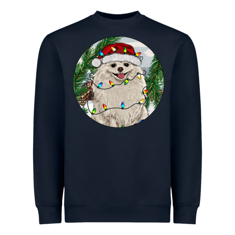 Pomeranian And Farm Heavyweight Sweatshirt by RanaPortraitStore | Teevron
