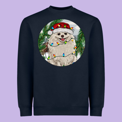 Heavyweight Sweatshirt Pomeranian And Farm