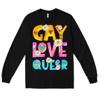 Black gay love queer Long Sleeve Tee - HRA Design Shop