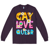 Plum gay love queer Long Sleeve Tee - HRA Design Shop