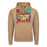 Vintage Coffee beach please Vintage Hoodie - RanaPortraitStore