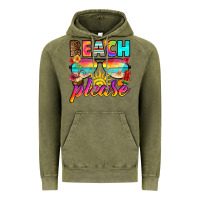 Vintage Olive beach please Vintage Hoodie - RanaPortraitStore