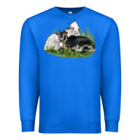 True Royal two baby nigerian dwarf goat Premium Sweatshirt - LillyAllenDesigns
