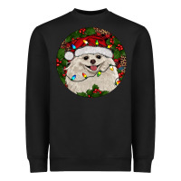 Black Christmas pomeranian Heavyweight Sweatshirt - RanaPortraitStore