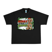 Black merry and bright cockapoo Urban Heavy Tee - RanaPortraitStore