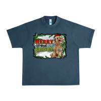 Midnight Navy merry and bright cockapoo Urban Heavy Tee - RanaPortraitStore